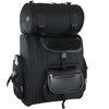VS1351/52 Large Heavy Duty Sissy Bar Bag available in Plain or Studded - Daytona Bikers Wear