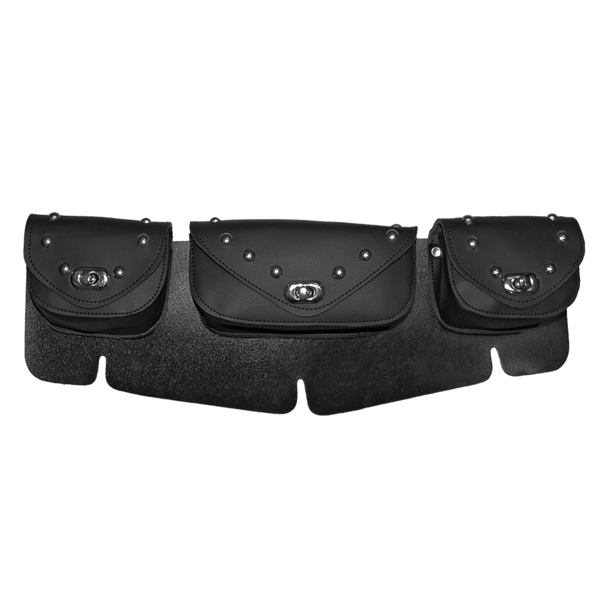 VS188 3 Compartment Studded Windshield Bag