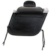 VS205 Slanted Black Concealed Carry Braided Saddlebags with and without Studs - Daytona Bikers Wear