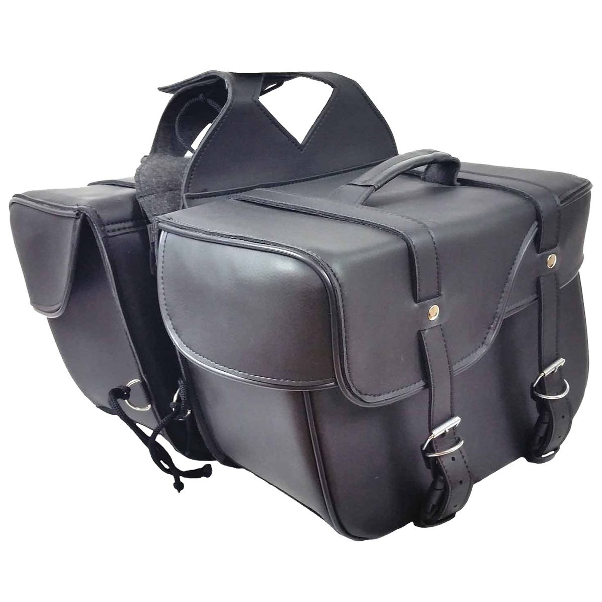 VS206 Vance Leather Medium 2 Strap Saddle Bag