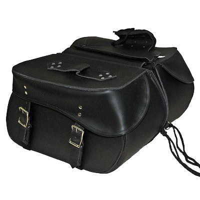 VS216 Vance Leather 2 Strap Slant Design Saddle Bags