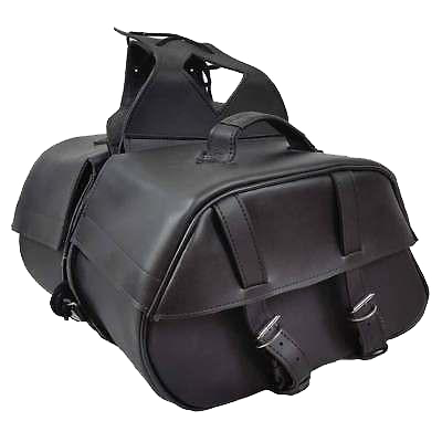 VS222 Vance Leather Medium 2 Strap Saddle Bag