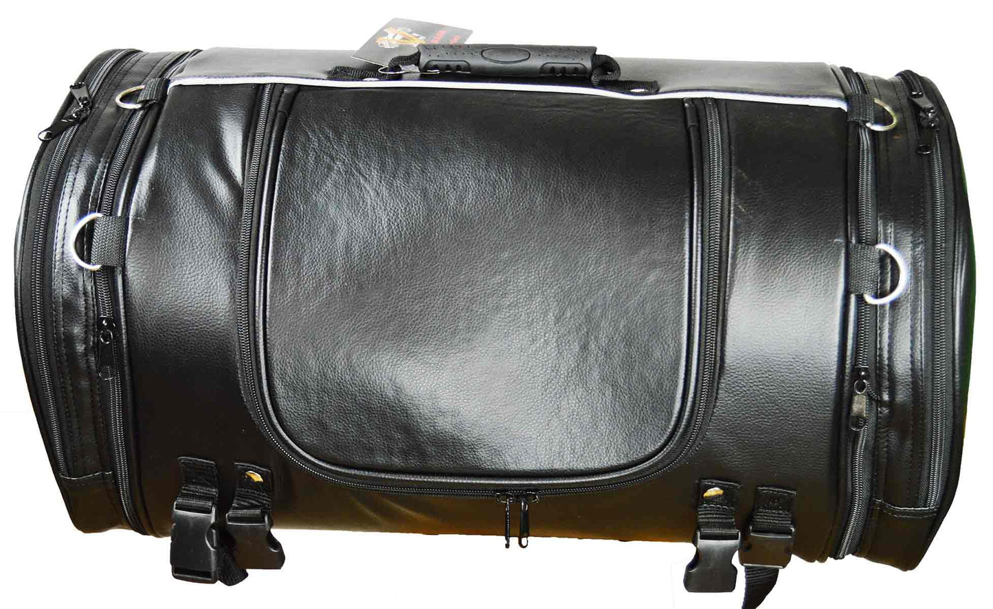 VS365 Vance Leather Trunk Bag with Expandable Sides - Daytona Bikers Wear
