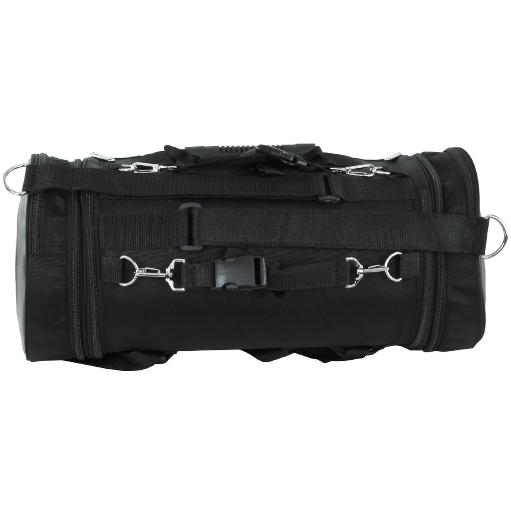 VS380 Expandable Roll Bag with Faux Leather Trim - Daytona Bikers Wear