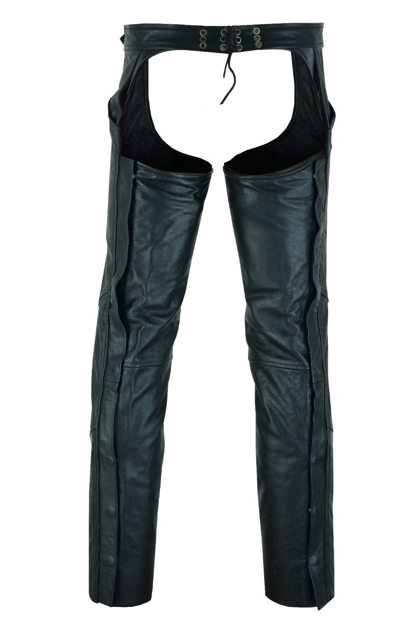 VL806 S Vance Leather Economy Chaps with Removable Liner