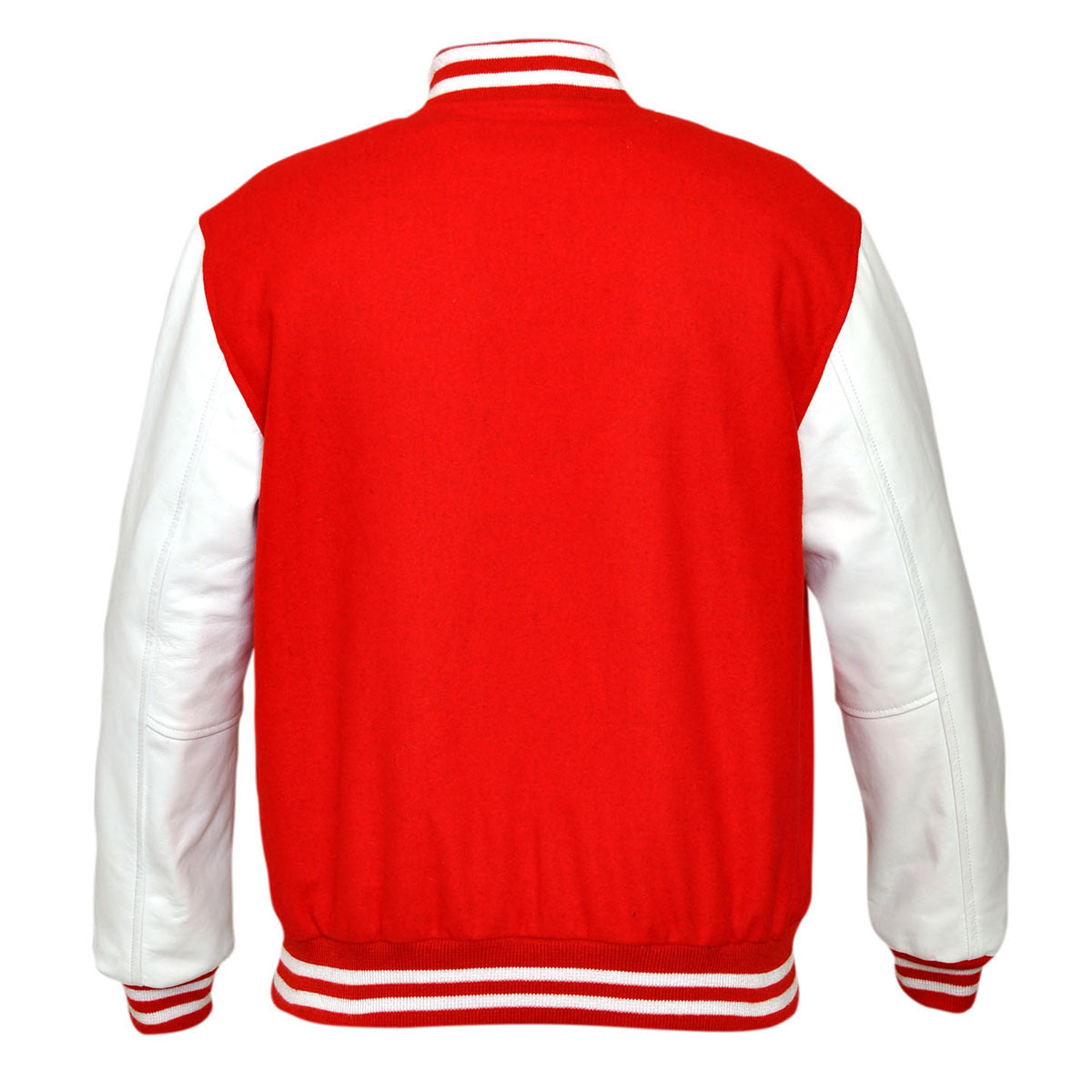 Mens Real Wool with Premium Leather Arms Premium Varsity Letterman Jacket