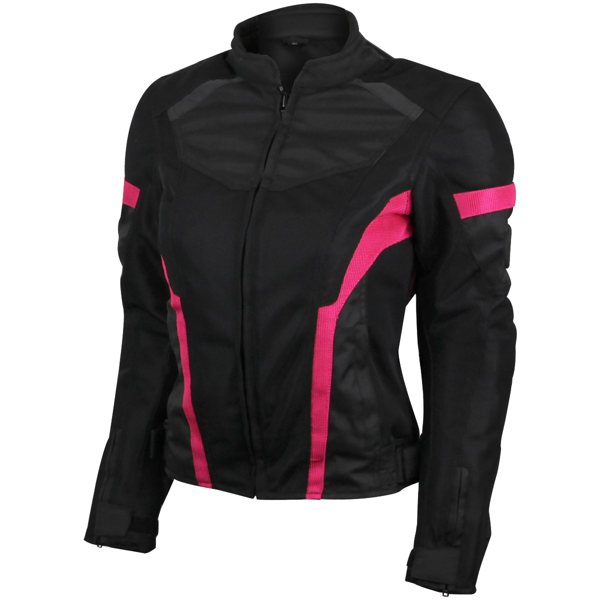 VL1674P Womens Advanced 3-Season CE Armor Pink Mesh Motorcycle Jacket